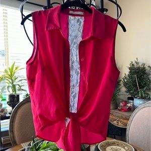 Lipstick pink rich coloring beautiful summer shirt